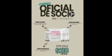 MEMBRESIA PROMOCIONAL  DE IT WORKS DE $ 364, INCLUYE PARCHE REDUCTOR DE FLACYDEZ TONY BODY WRAP